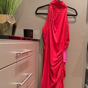 Badgley Mischka Vibrant Red Dress